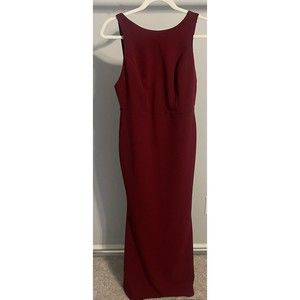 Lulus womens Maxi dress size medium red